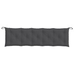 vidaXL Pernă bancă de grădină 2 buc melanj antracit 180x50x7 cm textil vidaXL Pernă bancă de grădină 2 buc melanj antracit 180x50x7 cm textil
