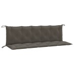 vidaXL Pernă bancă de grădină 2buc melanj gri închis 180x50x7cm textil vidaXL Pernă bancă de grădină 2buc melanj gri închis 180x50x7cm textil