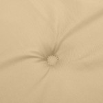 vidaXL Pernă bancă de grădină, 2 buc. melanj bej, 180x50x7 cm, textil
