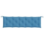 vidaXL Pernă bancă de grădină 2 buc melanj albastru 180x50x7 cm textil vidaXL Pernă bancă de grădină 2 buc melanj albastru 180x50x7 cm textil