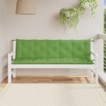 vidaXL Pernă bancă de grădină, 2 buc. melanj verde, 180x50x7 cm textil vidaXL Pernă bancă de grădină, 2 buc. melanj verde, 180x50x7 cm textil