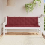 vidaXL Pernă bancă de grădină 2 buc melanj roșu vin 180x50x7 cm textil vidaXL Pernă bancă de grădină 2 buc melanj roșu vin 180x50x7 cm textil