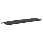 vidaXL Pernă bancă de grădină 2 buc melanj antracit 200x50x7 cm textil vidaXL Pernă bancă de grădină 2 buc melanj antracit 200x50x7 cm textil