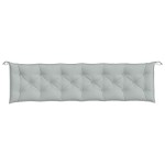 vidaXL Pernă bancă de grădină 2db melanj gri deschis 200x50x7cm textil vidaXL Pernă bancă de grădină 2db melanj gri deschis 200x50x7cm textil