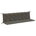 vidaXL Pernă bancă de grădină 2buc melanj gri închis 200x50x7cm textil vidaXL Pernă bancă de grădină 2buc melanj gri închis 200x50x7cm textil