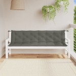vidaXL Pernă bancă de grădină 2buc melanj gri închis 200x50x7cm textil vidaXL Pernă bancă de grădină 2buc melanj gri închis 200x50x7cm textil