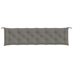 vidaXL Pernă bancă de grădină 2buc melanj gri închis 200x50x7cm textil vidaXL Pernă bancă de grădină 2buc melanj gri închis 200x50x7cm textil