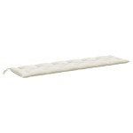 vidaXL Pernă bancă de grădină, 2 buc. melanj crem, 200x50x7 cm, textil vidaXL Pernă bancă de grădină, 2 buc. melanj crem, 200x50x7 cm, textil