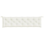 vidaXL Pernă bancă de grădină, 2 buc. melanj crem, 200x50x7 cm, textil vidaXL Pernă bancă de grădină, 2 buc. melanj crem, 200x50x7 cm, textil