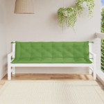 vidaXL Pernă bancă de grădină, 2 buc. melanj verde, 200x50x7 cm textil vidaXL Pernă bancă de grădină, 2 buc. melanj verde, 200x50x7 cm textil
