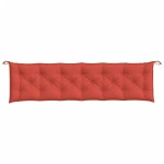 vidaXL Pernă bancă de grădină 2 buc melanj roșu vin 200x50x7 cm textil vidaXL Pernă bancă de grădină 2 buc melanj roșu vin 200x50x7 cm textil