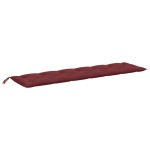 vidaXL Pernă bancă de grădină 2 buc melanj roșu vin 200x50x7 cm textil vidaXL Pernă bancă de grădină 2 buc melanj roșu vin 200x50x7 cm textil