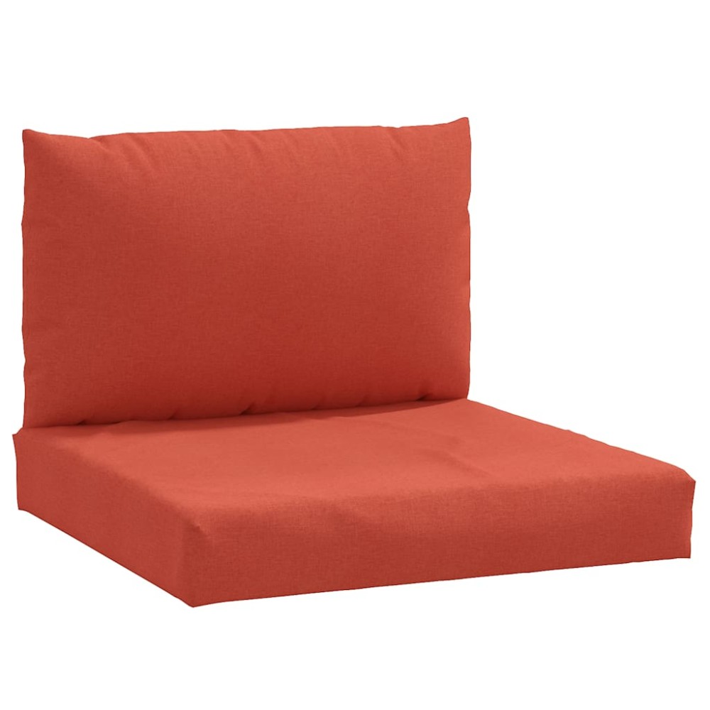 vidaXL Perne de paleți, 2 buc. melanj roșu, material textil