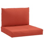 vidaXL Perne de paleți, 2 buc. melanj roșu, material textil