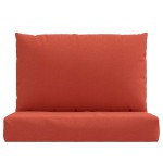vidaXL Perne de paleți, 2 buc. melanj roșu, material textil