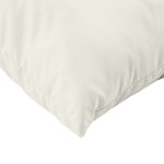 vidaXL Perne de paleți, 3 buc., melanj crem, material textil