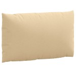 vidaXL Perne de paleți, 3 buc., melanj bej, material textil