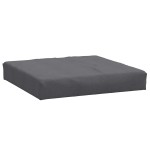 vidaXL Pernă de paleți, melanj antracit, 60x60x9,5 cm, material textil