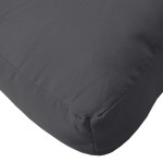 vidaXL Pernă de paleți, melanj antracit, 60x60x9,5 cm, material textil