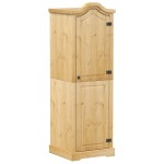 vidaXL Șifonier Corona, 55x52x170 cm, lemn masiv de pin vidaXL Șifonier Corona, 55x52x170 cm, lemn masiv de pin