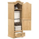 vidaXL Șifonier Corona, 55x52x170 cm, lemn masiv de pin vidaXL Șifonier Corona, 55x52x170 cm, lemn masiv de pin