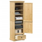 vidaXL Șifonier Corona, 55x38x170 cm, lemn masiv de pin vidaXL Șifonier Corona, 55x38x170 cm, lemn masiv de pin