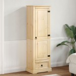 vidaXL Șifonier Corona, 55x38x170 cm, lemn masiv de pin vidaXL Șifonier Corona, 55x38x170 cm, lemn masiv de pin