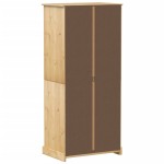 vidaXL Șifonier Corona, 76x50x170 cm, lemn masiv de pin vidaXL Șifonier Corona, 76x50x170 cm, lemn masiv de pin
