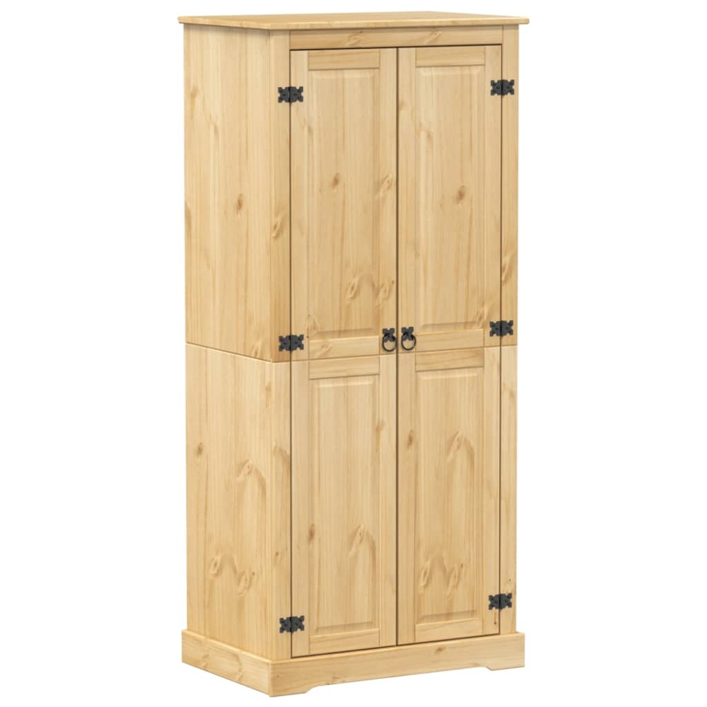 vidaXL Șifonier Corona, 76x50x170 cm, lemn masiv de pin