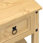 vidaXL Măsuță de cafea cu sertare Corona, 85x50x45 cm, lemn masiv pin