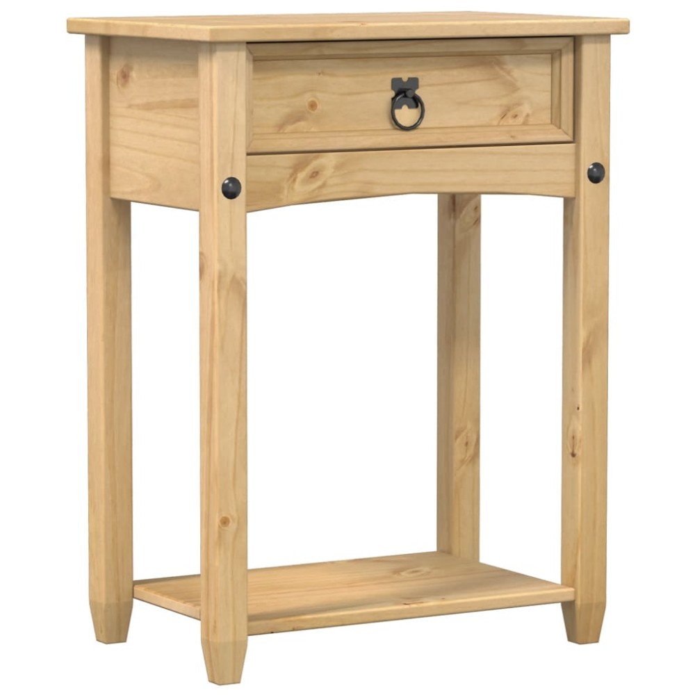 vidaXL Măsuță consolă Corona, 55x35x73 cm, lemn masiv de pin