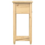 vidaXL Măsuță consolă Corona, 55x35x73 cm, lemn masiv de pin vidaXL Măsuță consolă Corona, 55x35x73 cm, lemn masiv de pin