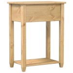 vidaXL Măsuță consolă Corona, 55x35x73 cm, lemn masiv de pin vidaXL Măsuță consolă Corona, 55x35x73 cm, lemn masiv de pin