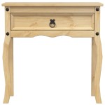 vidaXL Măsuță consolă Corona, 73x35x73 cm, lemn masiv de pin vidaXL Măsuță consolă Corona, 73x35x73 cm, lemn masiv de pin
