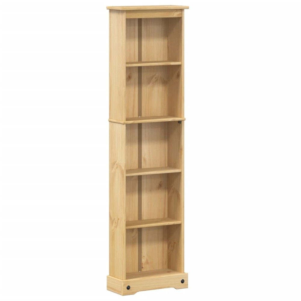 vidaXL Bibliotecă „Corona”, 46x20x170 cm, lemn masiv de pin