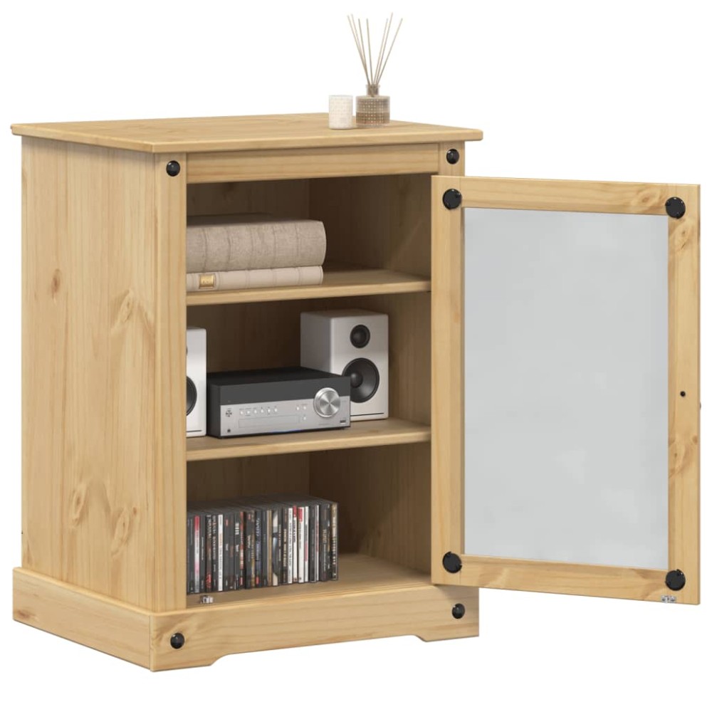 vidaXL Dulap Hifi „Corona”, 60x50x82 cm, lemn masiv de pin