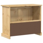 vidaXL Dulap chiuvetă de baie „Corona”, 73x33x60 cm, lemn masiv pin vidaXL Dulap chiuvetă de baie „Corona”, 73x33x60 cm, lemn masiv pin