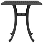 vidaXL Masă de grădină, negru, 53x53x53 cm, aluminiu turnat vidaXL Masă de grădină, negru, 53x53x53 cm, aluminiu turnat