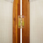 vidaXL Paravan de cameră cu 3 panouri, gri deschis, 210x180 cm