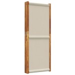 vidaXL Paravan de cameră cu 5 panouri, gri deschis, 350x180 cm