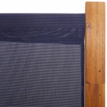 vidaXL Paravan de cameră cu 4 panouri, albastru închis, 280x180 cm vidaXL Paravan de cameră cu 4 panouri, albastru închis, 280x180 cm