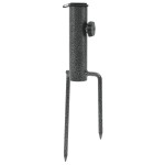 vidaXL Suporturi de umbrelă cu țăruși, 2 buc. 9x35 cm oțel galvanizat vidaXL Suporturi de umbrelă cu țăruși, 2 buc. 9x35 cm oțel galvanizat