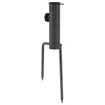 vidaXL Suporturi de umbrelă cu țăruși, 2 buc. 9x35 cm oțel galvanizat vidaXL Suporturi de umbrelă cu țăruși, 2 buc. 9x35 cm oțel galvanizat