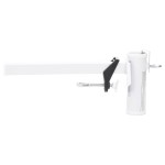 vidaXL Clemă de umbrelă pentru balcon, alb, 38 mm, oțel vidaXL Clemă de umbrelă pentru balcon, alb, 38 mm, oțel