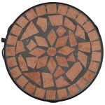 vidaXL Suporturi pentru plante, 3 buc., cărămiziu, ceramică