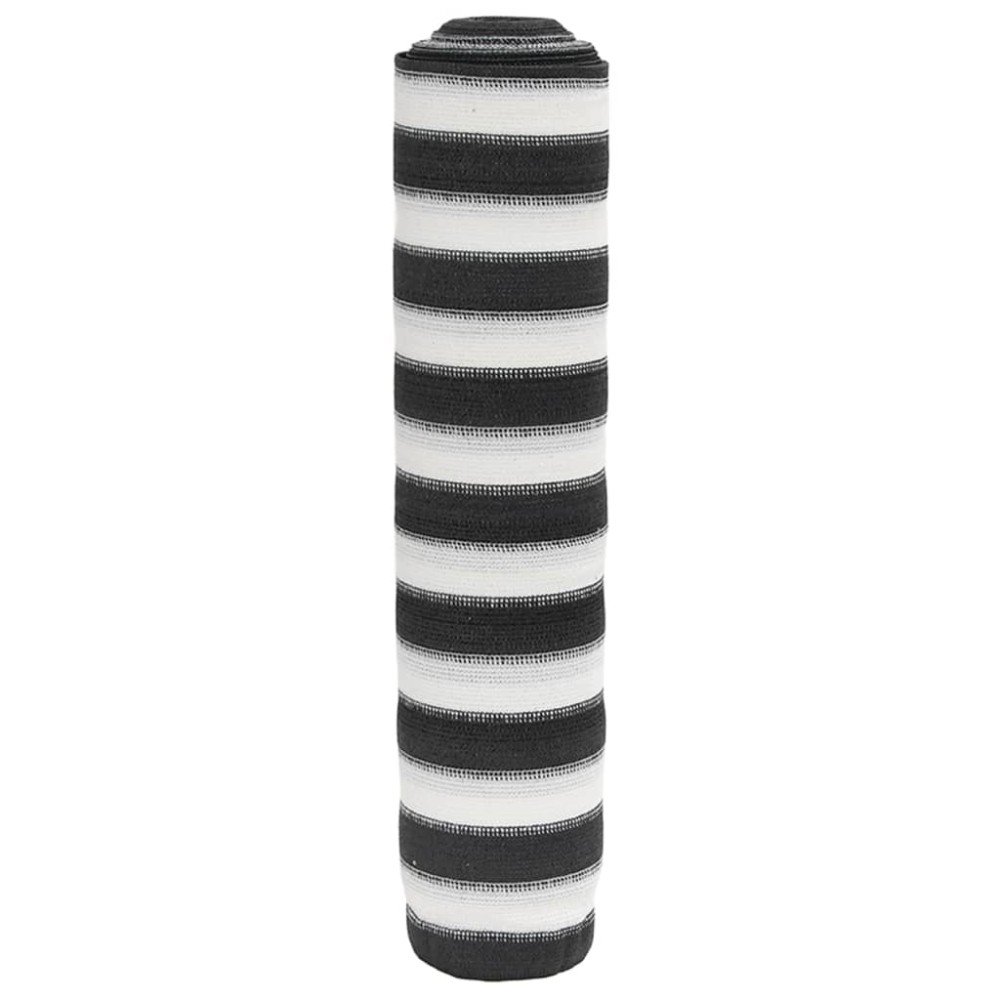 vidaXL Plasă protecție intimitate antracit/alb 3,6x10 m HDPE 75 g/m²