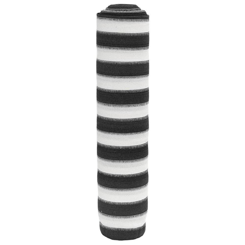 vidaXL Plasă protecție intimitate antracit/alb 1,8x50 m HDPE 195 g/m²
