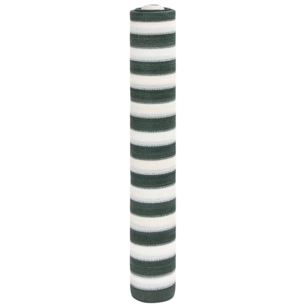 vidaXL Plasă protecție intimitate, verde/alb, 1,2x10 m, HDPE, 75 g/m²