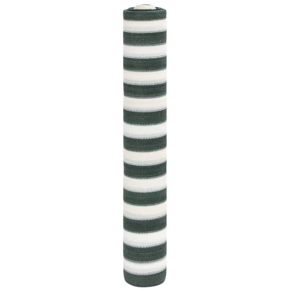 vidaXL Plasă protecție intimitate, verde/alb, 1,2x25 m, HDPE, 75 g/m²