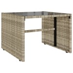 vidaXL Set canapea de grădină cu perne, 4 piese, gri deschis poliratan vidaXL Set canapea de grădină cu perne, 4 piese, gri deschis poliratan